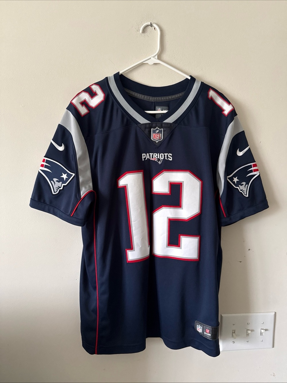 Men's Nike Tom Brady #12 New England Patriots Vapor Limited NFL Jersey Sz L RARE